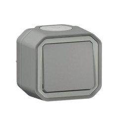 Va et vient en saille - 10A - Plexo - Legrand - complet - Gris