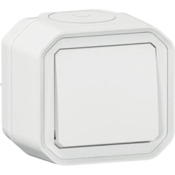 Va et vient en saille - 10A - Plexo - Legrand - complet - Blanc