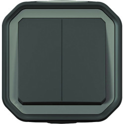 Interrupteurs - Plexo - Legrand - Saillie - Commande double - 10A
