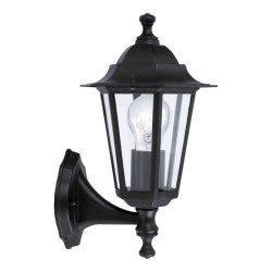 Applique Laterna Eglo - E27 - Montante - Noir - 350mm - Indice de protection : IP33 - 60W