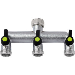 Sélecteur 3 voies Cap Vert - Filetage 20 x 27 mm - Filetage mâle : 3/4" (20 x 27)