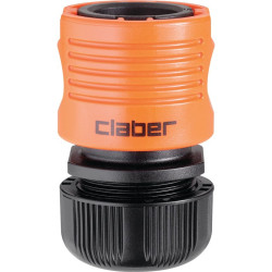Raccord automatique 1/2" - Claber - Filetage femelle : 1/2" (15 x 21)