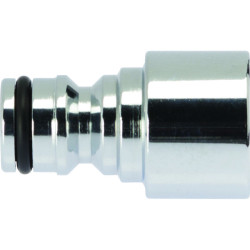 Nez de robinet brise-jet - Capvert - Laiton nickelé - Femelle - 1Pc