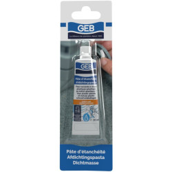 Pâte d’étanchéité mono composante pour raccord plastique Geb - Tube 20 ml - 1Pc - Teinte : Blanc