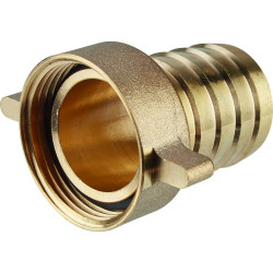 Nez de robinet - Capvert - Lation cannelé - Avec collier de serrage - Filetage femelle : 1"1/4 (33 x 42)