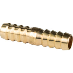 Jonction droite - Capvert - Laiton cannelé - 1Pc - Diamètre intérieur du tuyau : 12 mm