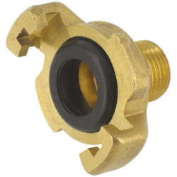 Raccord d'arrosage mâle - Capvert - Laiton express - 1Pc - Filetage mâle : 3/4" (20 x 27)