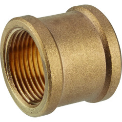 Manchon égal femelle - Capvert - Laiton - 1Pc - Filetage femelle : 3/4" (20 x 27) - 3/4" (20 x 27)