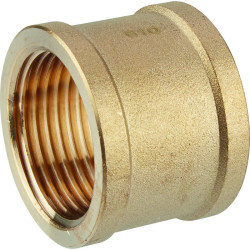Manchon égal femelle - Capvert - Laiton - 1Pc - Filetage femelle : 1" (26 x 34) - 1" (26 x 34)
