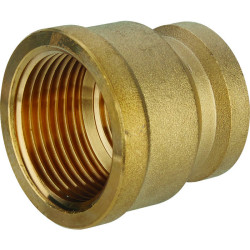 Manchon réduit femelle - Capvert - Laiton - 1Pc - Filetage femelle : 1" (26 x 34) - 3/4" (20 x 27)