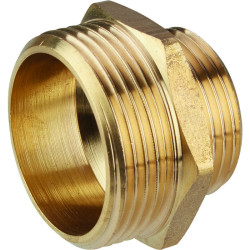 Mamelon réduit mâle - Capvert - Laiton - 1Pc - Filetage mâle : 1" (26 x 34) - 3/4" (20 x 27)