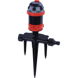 Arroseur sur pique - Rotari - Capvert - Couleur : Rouge - Système de raccordement : Automatique