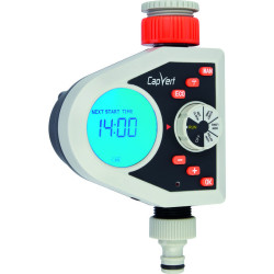 Programmateur électronique LCD - Capvert - Nombre de sorties : 1 sortie - 8Bar - 4h - 1min