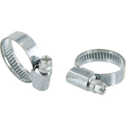 Collier de serrage à bande - W1 - Capvert - Acier - l. 8 mm - Vendu par 10 - 28mm