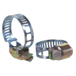 Collier de serrage à bande - W1 - Capvert - Acier - l. 8 mm - Vendu par 10 - 36mm