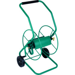 Dévidoir G120 Cap Vert - 75m - 19mm - 18cm - Matière du raccord : Laiton