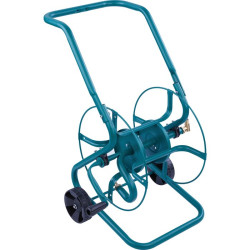 Dévidoir métallique d'arrosage 75 m Capvert - 19mm - 13cm - Matière du raccord : Laiton