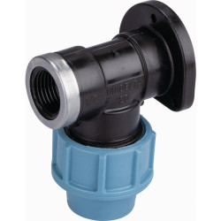 Applique murale pour robinet - Capvert - Polyéthylène - Filetage femelle : 1/2" (15 x 21)