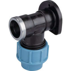 Applique murale pour robinet - Capvert - Polyéthylène - Filetage femelle : 3/4" (20 x 27)