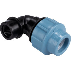 Coude femelle - Capvert - Polyéthylène - Filetage femelle : 1/2" (15 x 21)