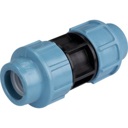 Manchon égal - Capvert - Polyéthylène - 1Pc - Diamètre extérieur du tuyau : 25 mm