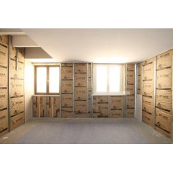 GR 32 roulé 100 mm revêtu kraft 3.24 m2