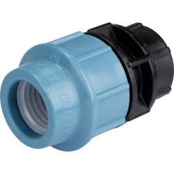 Raccord d'arrosage droit femelle - Capvert - Polyéthylène - Filetage femelle : 1" (26 x 34)