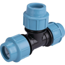 Té de dérivation égal - Capvert - Polyéthylène - 1Pc - Diamètre extérieur du tuyau : 32 mm