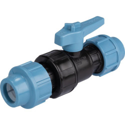 Robinet d'arrosage à bille - Capvert - Polyéthylène - 1Pc - Diamètre extérieur du tuyau : 20 mm