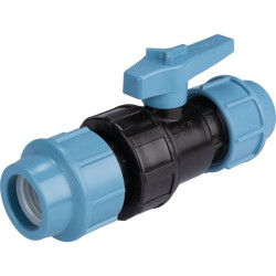 Robinet d'arrosage à bille - Capvert - Polyéthylène - 1Pc - Diamètre extérieur du tuyau : 32 mm