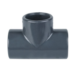Té 90° égal - Capvert - PVC - 1Pc - Diamètre extérieur du tuyau : 40 mm