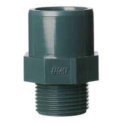 Embout fileté - Capvert - PVC - Filetage mâle : 2" (50 x 60) - Diamètre extérieur du tuyau : 50 mm