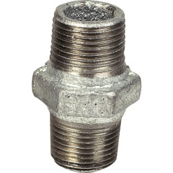 Mamelon mâle 280 - Capvert - Fonte galvanisée - 1Pc - Filetage mâle : 1" (26 x 34) - 1" (26 x 34)