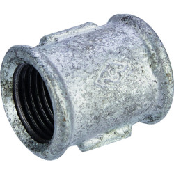 Manchon égal femelle 270 - Capvert - Fonte galvanisée - 1Pc - Filetage femelle : 1/2" (15 x 21)