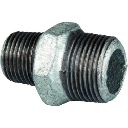 Mamelon réduit mâle / mâle 245 - Capvert - Fonte galvanisée - 1Pc - Filetage mâle : 3/4" (20 x 27)