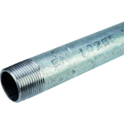 Allonge - Capvert - Fonte galvanisée - L. 20 cm - 1Pc - Filetage mâle : 3/4" (20 x 27) - 3/4" (20 x 27)