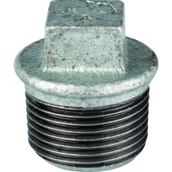 Bouchon mâle 290 - Capvert - Fonte galvanisée - 1Pc - Filetage mâle : 3/4" (20 x 27)