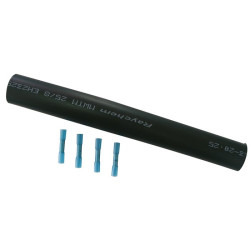 Gaine thermorétractable à paroi moyenne - SRH2  - Couleur : Noir - 100cm
