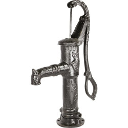 Pompe à main antique en fonte - Type 75 - 26cm - Filetage entrée : F 1"1/4 (33 x 42) - 20cm - 67mm