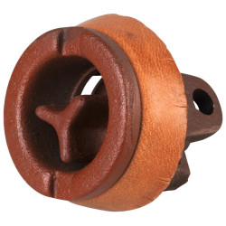 Piston complet / godet cuir pour pompe à main de diamètre 75 mm - Couleur : Brun