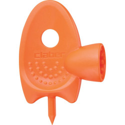 Perforateur tuyau d'arrosage Claber - tuyau 1/2" - Couleur : Orange - 3.7cm - 5.5cm - 17mm