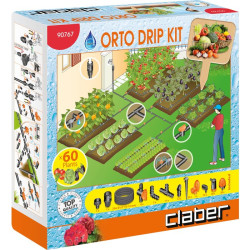 Kit potager 60 plantes - Claber - Couleur : Noir