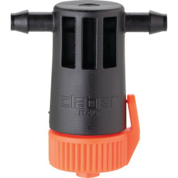 Jeu de 10 goutteurs en ligne 0-10 l/h Plus Claber - 1/4" - Couleur : Noir