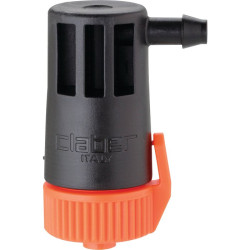Jeu de 10 goutteurs fin de ligne 0-10 l/h Plus Claber - 1/4" - Couleur : Noir