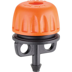 Jeu de 10 goutteurs réglables Claber - 1/2" ou 1/4" - Couleur : Orange