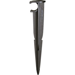 Jeu de 8 piquets pour arrosage Claber - 1/2" - Couleur : Noir - 3.1cm - 24mm