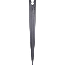 Jeu de 15 piquets pour tuyau capillaire Claber - 1/4" - Couleur : Noir - 17mm - 8mm