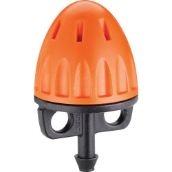 Jeu de 10 goutteurs aspergeurs - Claber - 1/4" - Couleur : Orange - Système de raccordement : A glissement