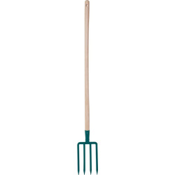 Fourche à bêcher - Capvert - Emmanché - 4 dents - 25cm - Manche télescopique : Non