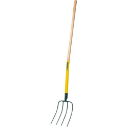 Fourche à fumier en bois - Leborgne - Manche télescopique : Non - 0.85kg - Emmanché : Oui